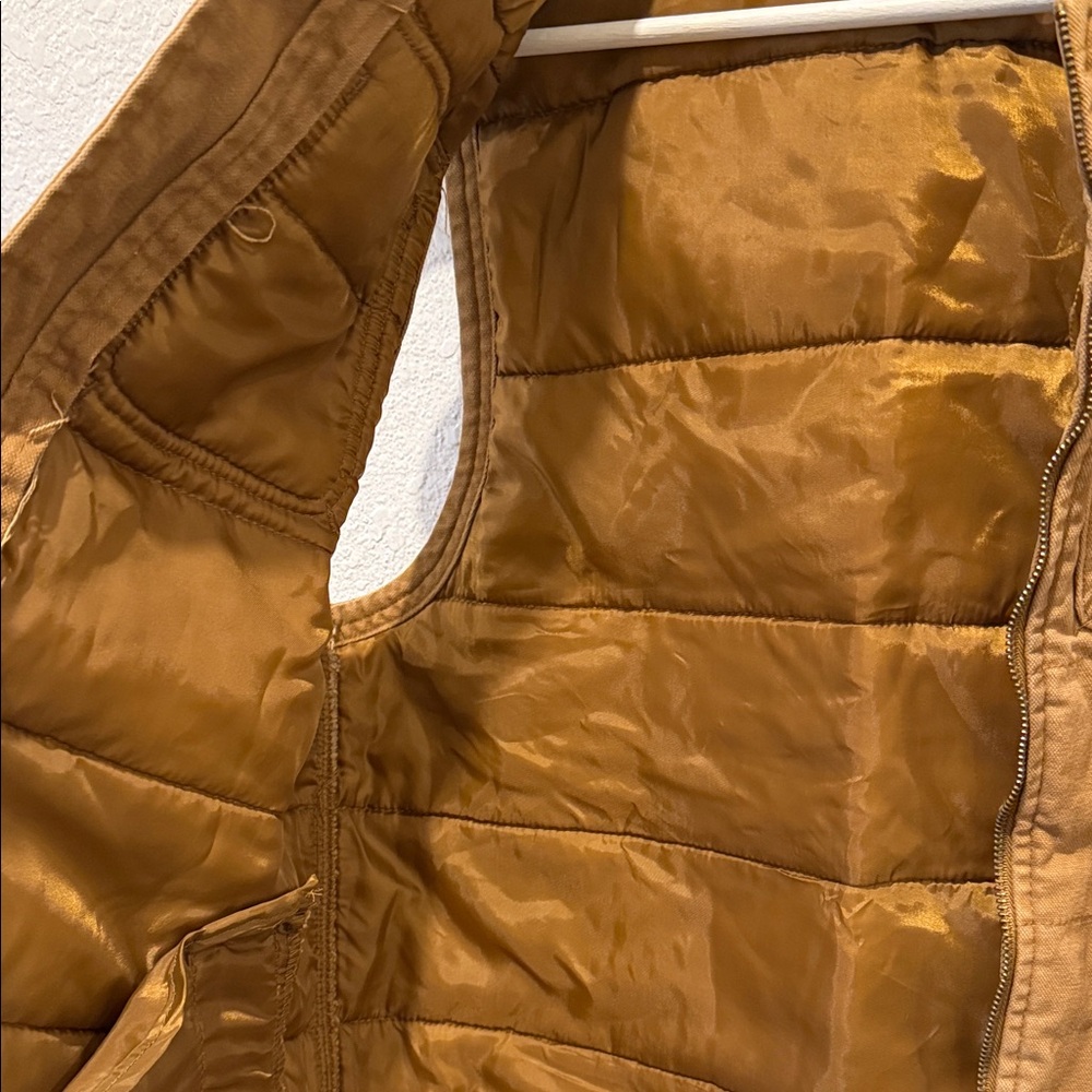 Wrangler Tan Hooded Vest - Picture 4 of 4